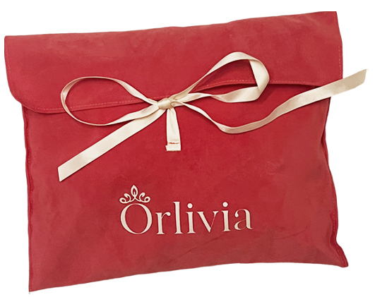 Pochette en velours - Orlivia