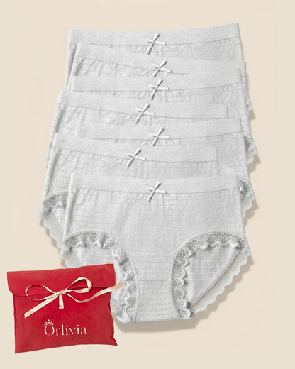 Lot de 7 Culottes Antibactériennes - Gris