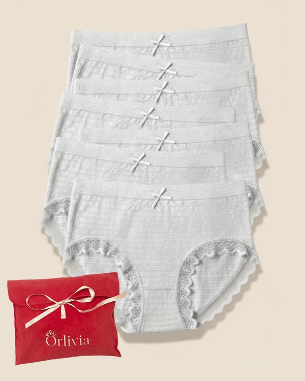 Lot de 7 Culottes Antibactériennes - Gris