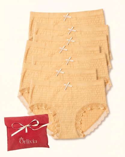 Lot de 7 Culottes Antibactériennes - Jaune