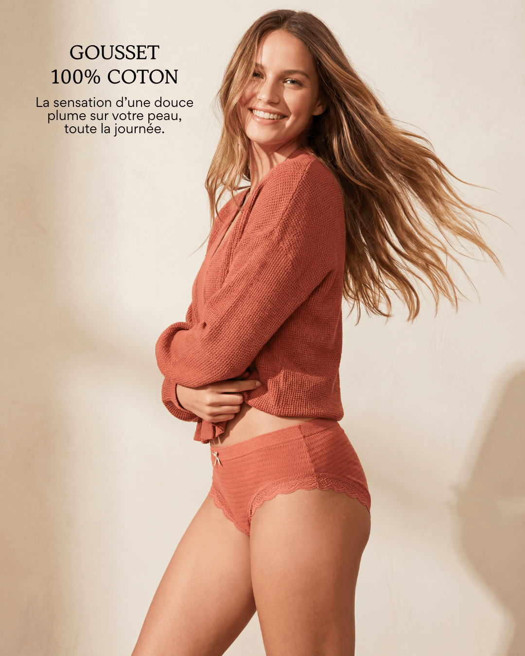 Lot de 7 Culottes Antibactériennes - Orange