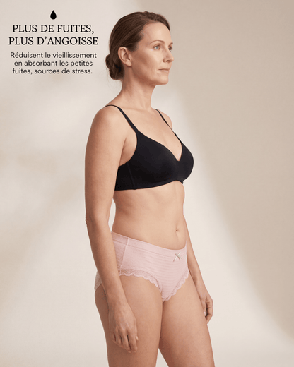 Lot de 7 Culottes Antibactériennes - Rose