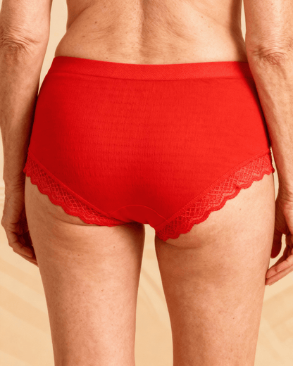 Lot de 14 Culottes Antibactériennes - Rouge