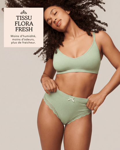 Lot de 7 Culottes Antibactériennes - Vert